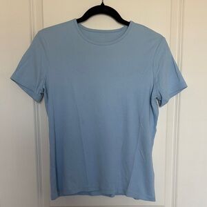 LL BEAN baby blue tee